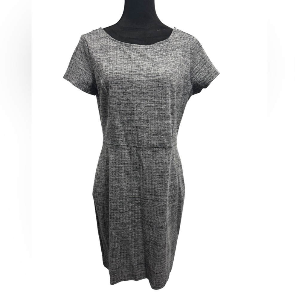 Banana Republic Classic Sheath Dress Grey - Picture 2 of 10